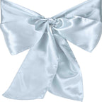 Premium Satin Chair Sash - Baby Blue - 18cm x 274cm