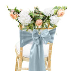 Premium Satin Chair Sash - Baby Blue - 18cm x 274cm