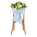 Premium Satin Chair Sash - Baby Blue - 18cm x 274cm