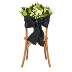 18cm x 274cm Premium Satin Chair Sash - Black