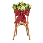 Premium Satin Chair Sash - Burgundy - 18cm x 274cm