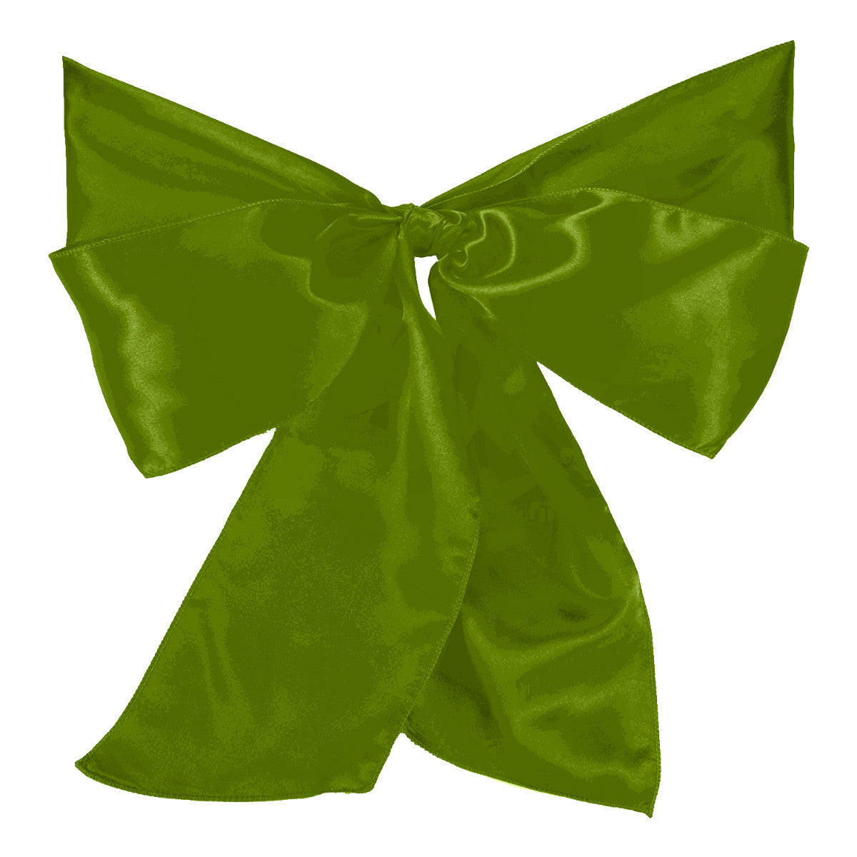 Premium Satin Chair Sash - Green - 18cm x 274cm