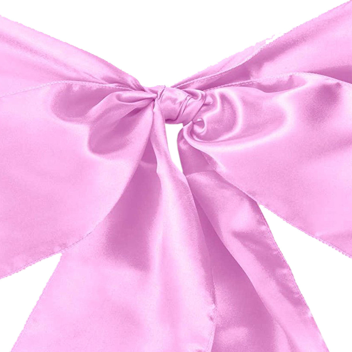 Premium Satin Chair Sash - Pale Pink - 18cm x 274cm