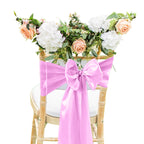 Premium Satin Chair Sash - Pale Pink - 18cm x 274cm