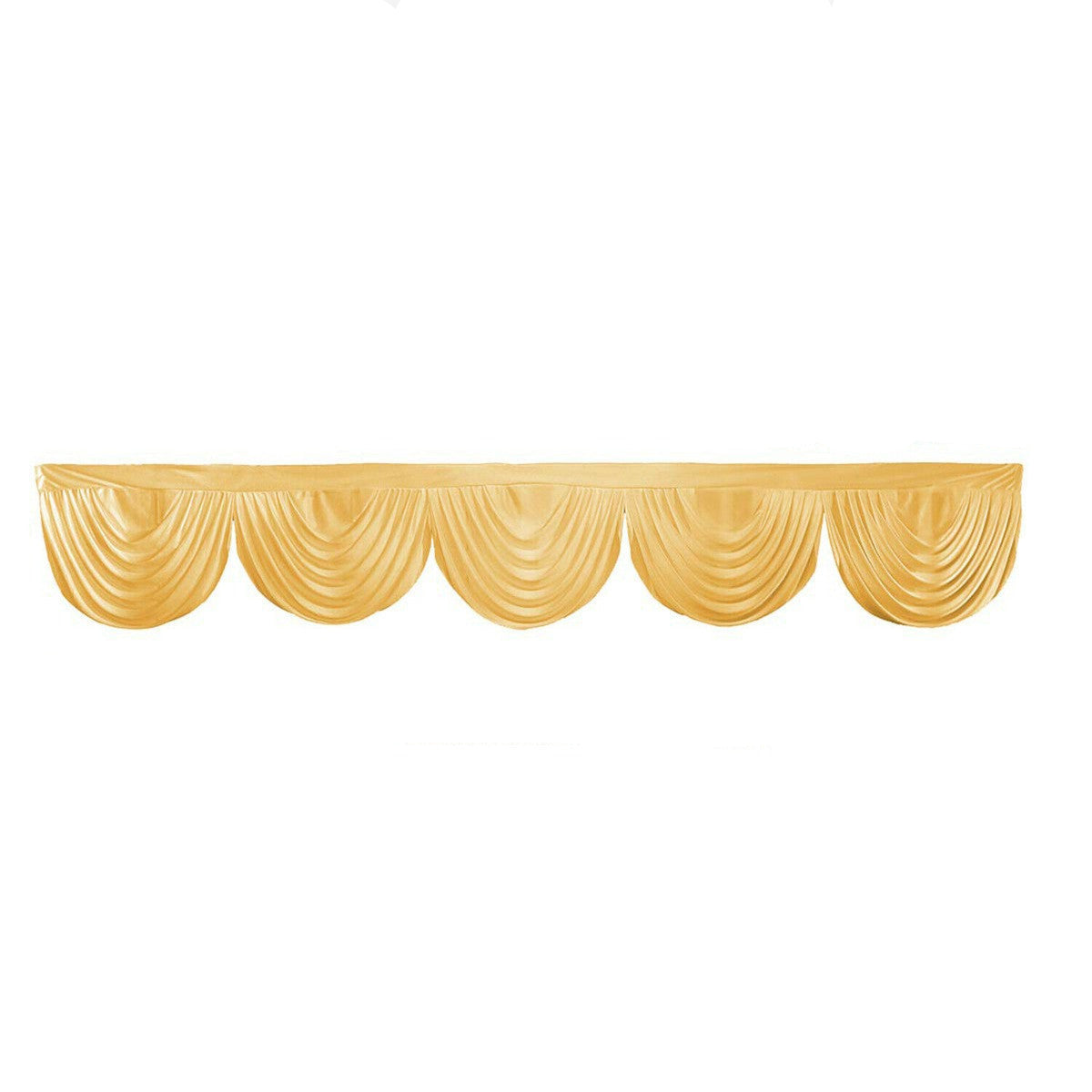 3m Ice Silk Detachable Swag for Photography Backdrop - Gold