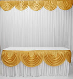 3m Ice Silk Detachable Swag for Photography Backdrop - Gold