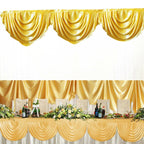 3m Ice Silk Detachable Swag for Photography Backdrop - Gold