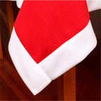 52" x 70" Rectangle Felt Tablecloth - Red with White Trim
