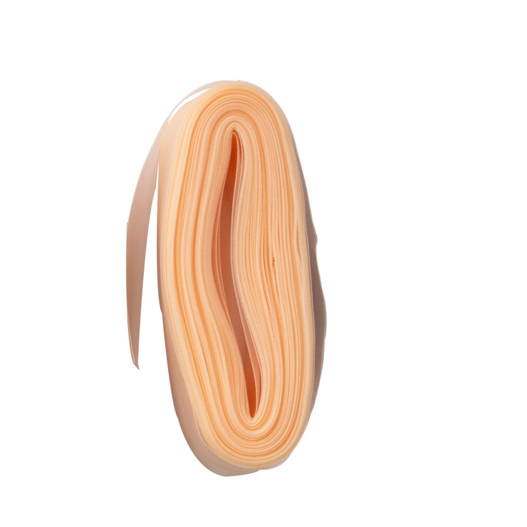 20m Organza Woven Edge Ribbon - Tan