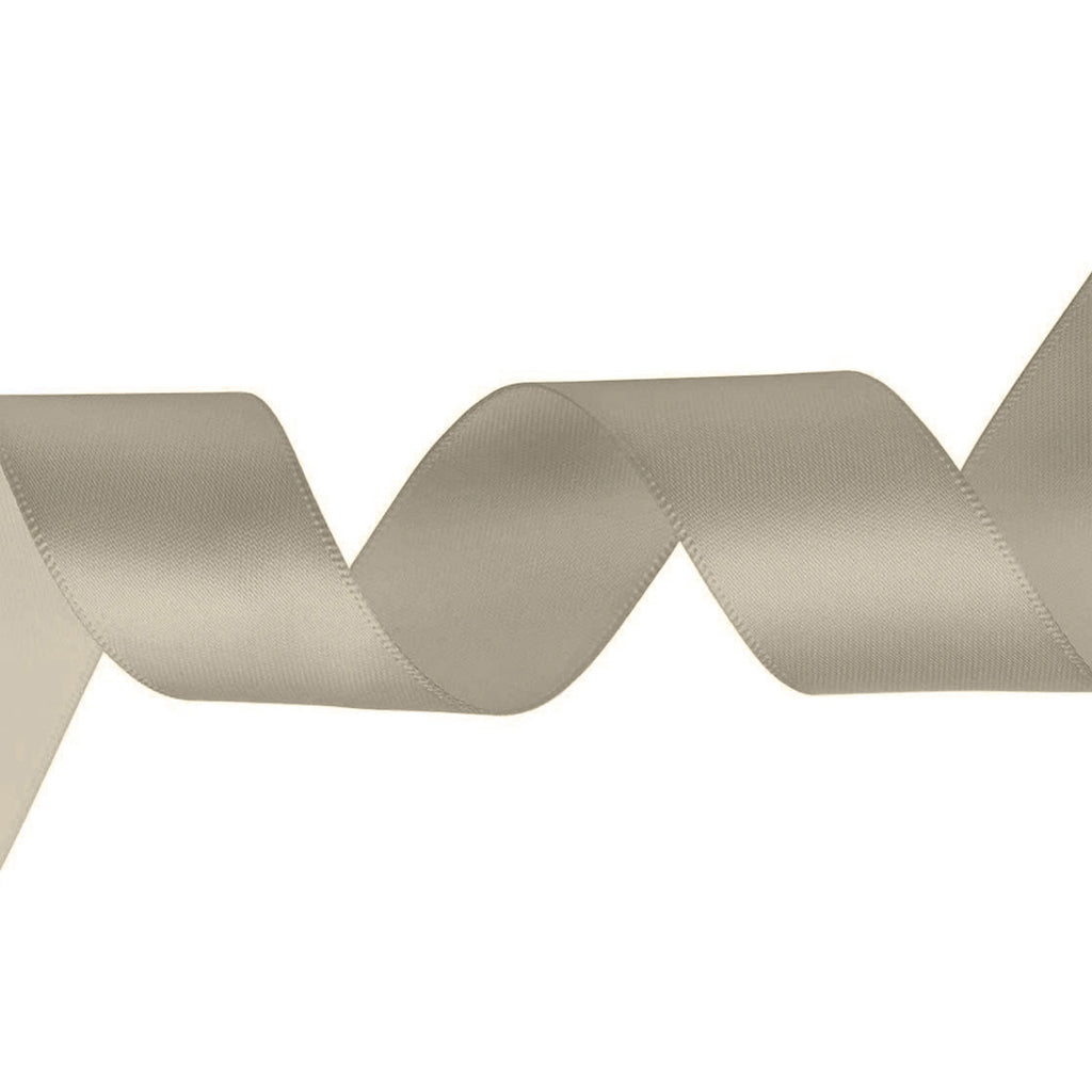 Double Sided Ribbon - Taupe - 10 Metres