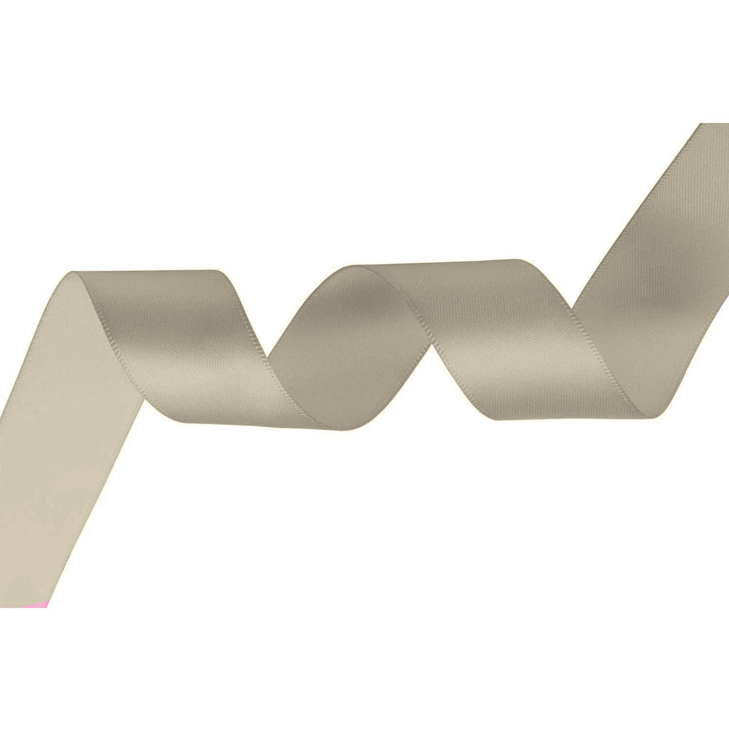 Double Sided Ribbon - Taupe - 10 Metres