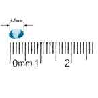 2000 Iridescent Table Scatter Acrylic Crystals, 4.5mm - Aqua Blue