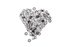 2000 Iridescent Table Scatter Acrylic Crystals, 4.5mm - Clear