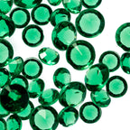 2000 Iridescent Table Scatter Acrylic Crystals, 4.5mm - Emerald Green