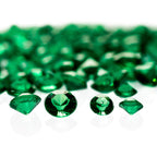 2000 Iridescent Table Scatter Acrylic Crystals, 4.5mm - Emerald Green
