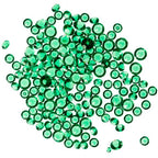 2000 Iridescent Table Scatter Acrylic Crystals, 4.5mm - Emerald Green