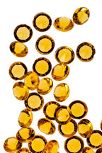 2000 Iridescent Table Scatter Acrylic Crystals, 4.5mm - Gold