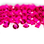 2000 Iridescent Table Scatter Acrylic Crystals, 4.5mm - Hot Pink
