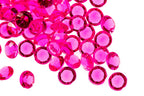 2000 Iridescent Table Scatter Acrylic Crystals, 4.5mm - Hot Pink