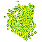 2000 Iridescent Table Scatter Acrylic Crystals, 4.5mm - Lime Green