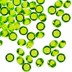 2000 Iridescent Table Scatter Acrylic Crystals, 4.5mm - Lime Green