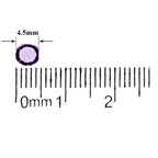 2000 Iridescent Table Scatter Acrylic Crystals, 4.5mm - Lilac
