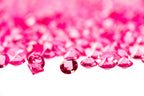 2000 Iridescent Table Scatter Acrylic Crystals, 4.5mm - Light Pink