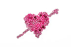 2000 Iridescent Table Scatter Acrylic Crystals, 4.5mm - Light Pink