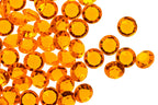 2000 Iridescent Table Scatter Acrylic Crystals, 4.5mm - Orange