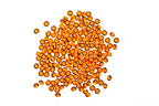 2000 Iridescent Table Scatter Acrylic Crystals, 4.5mm - Orange