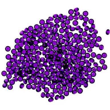 2000 Iridescent Table Scatter Acrylic Crystals, 4.5mm - Purple