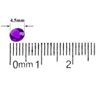 2000 Iridescent Table Scatter Acrylic Crystals, 4.5mm - Purple