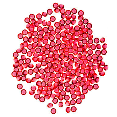 2000 Iridescent Table Scatter Acrylic Crystals, 4.5mm - Red