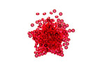 2000 Iridescent Table Scatter Acrylic Crystals, 4.5mm - Red