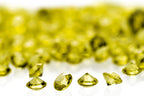 2000 Iridescent Table Scatter Acrylic Crystals, 4.5mm - Yellow