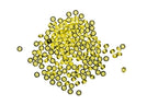2000 Iridescent Table Scatter Acrylic Crystals, 4.5mm - Yellow