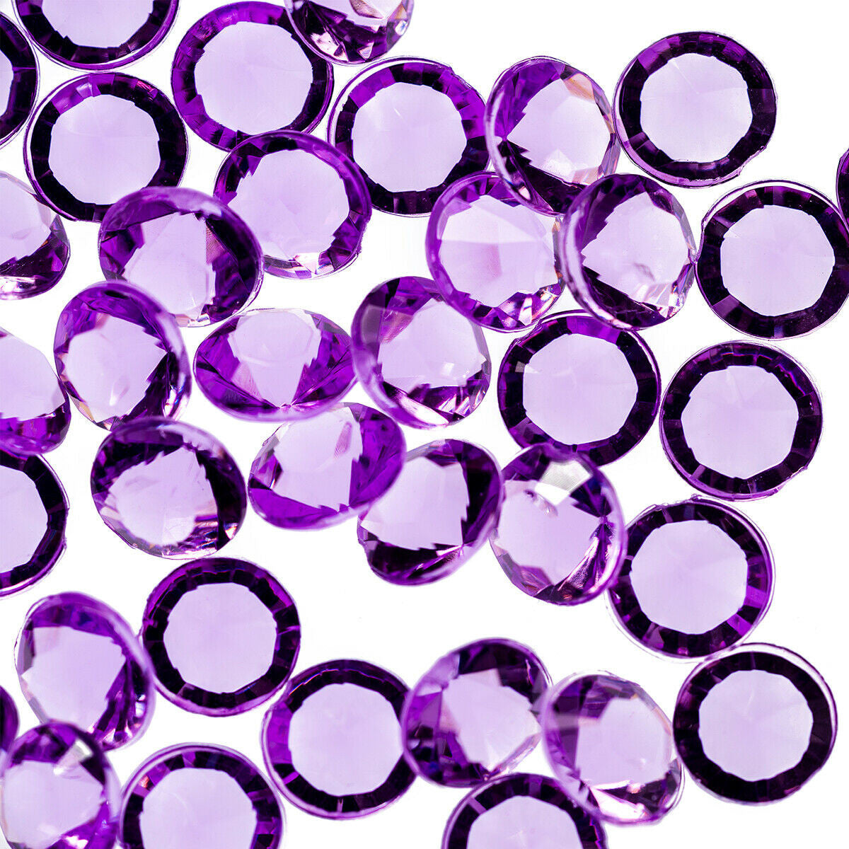 4000 Iridescent Table Scatter Acrylic Crystals, 2.5mm - Lilac
