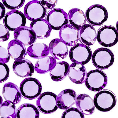 4000 Iridescent Table Scatter Acrylic Crystals, 2.5mm - Lilac