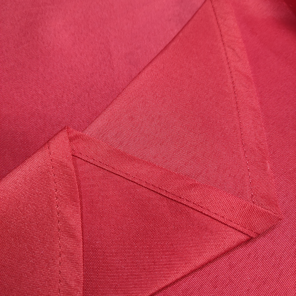 130GSM Round Polyester Tablecloth - Red