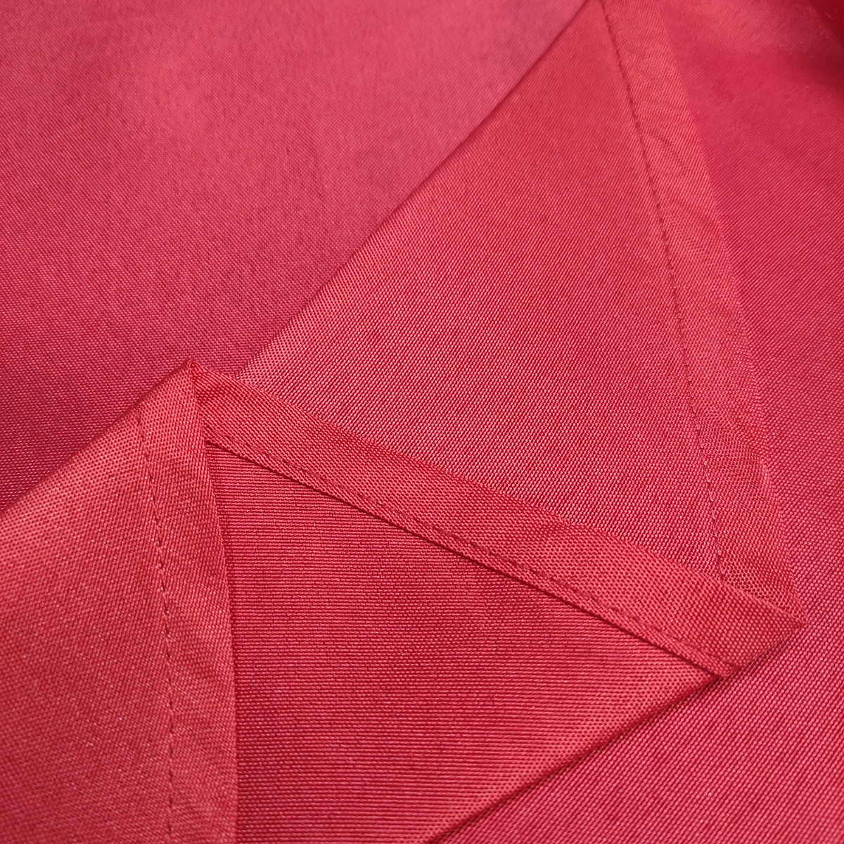130GSM Round Polyester Tablecloth - Red