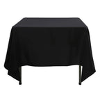 180GSM Square Polyester Tablecloth - Black
