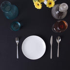 130GSM Square Polyester Tablecloth - Black