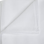 Square Polyester Tablecloth - White