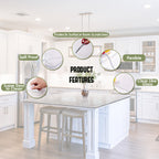 1.5mm Clear Plastic Table Cover - 60cm x 120cm