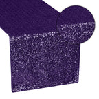 30cm x 274cm Shiny Sequin Table Runner - Purple