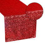 30cm x 274cm Shiny Sequin Table Runner - Red