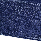 30cm x 274cm Shiny Sequin Table Runner - Navy Blue