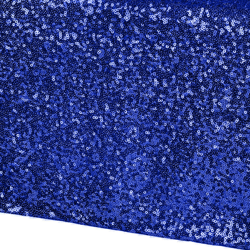 30cm x 274cm Shiny Sequin Table Runner - Royal Blue
