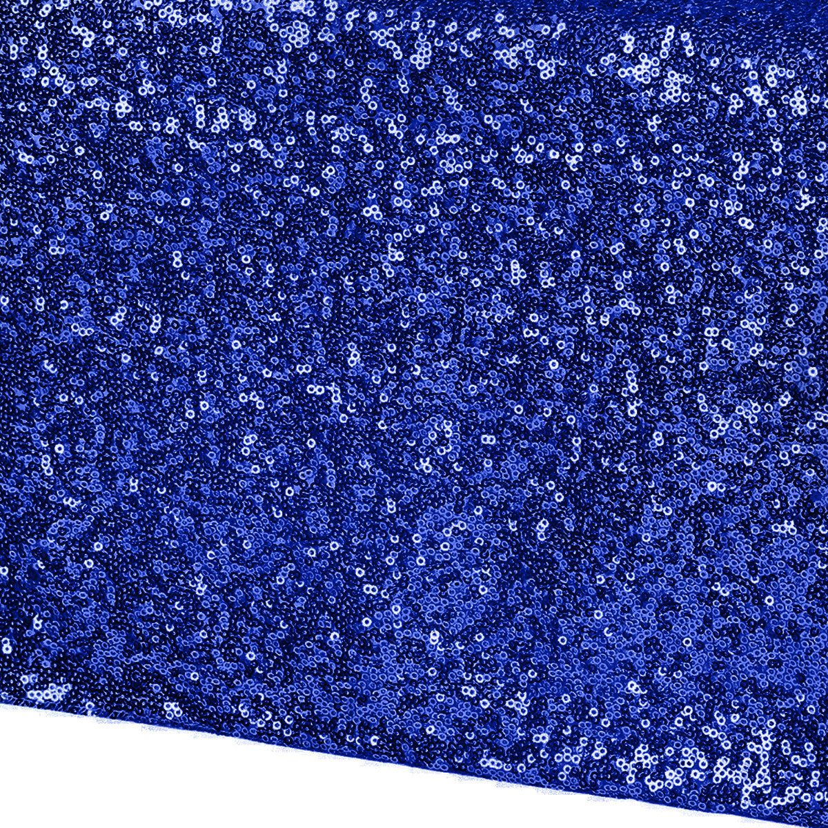 30cm x 274cm Shiny Sequin Table Runner - Royal Blue