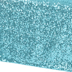 30cm x 274cm Shiny Sequin Table Runner - Turquoise